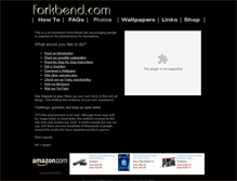 Tablet Screenshot of forkbend.com